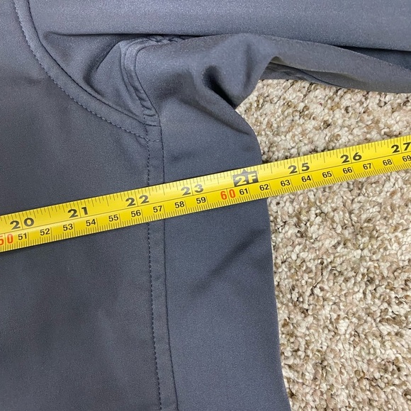 Marmot Polartec Dark Gray Full Zip Fleece Men’s size Large with zip pockets - Picture 5 of 16